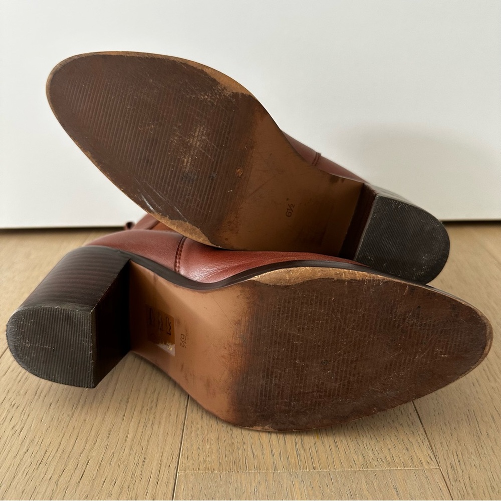 Madewell Elspeth Chelsea Heel Boot | Apple Butter Medium Brown Preloved - Picture 9 of 13